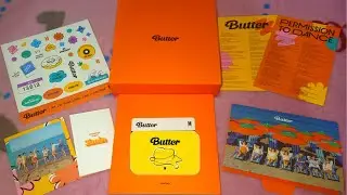 [UNBOXING] BTS Butter Album Peaches Version | with a little unboxing ASMR