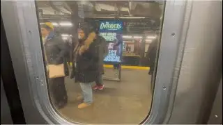 R160B Siemens (F) Train Ride From 34th Street-Herald Square To Jackson Heights-Roosevelt Avenue 