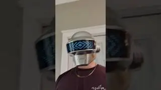 3D printed Daft Punk helmet DIY craft (music, cosplay, printing, Tron Legacy, dj, techno, Do3D, stl)