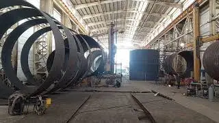Manufacturing Giant Tanks for Oil & Gas Industry