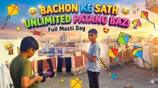 Aaj Huyi Chat Par Patang Bazi! 🏠🪁 Full Masti With Kids (Must Watch) 