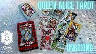 QUEEN ALICE TAROT 🌹 Mi Tarot de Alicia! 😍 Unboxing y Reseña en Español 💖 Nadia Falak