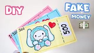 DIY Cute Fake Money 💸/ How to make DIY paper Money/ Easy paper craft for kids & Fun Games/ Origami