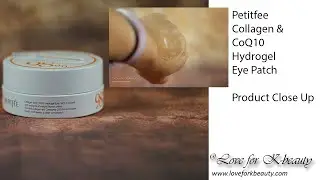 Petitfee Collagen & CoQ10 Hydrogel Eye Patch Product Close Up