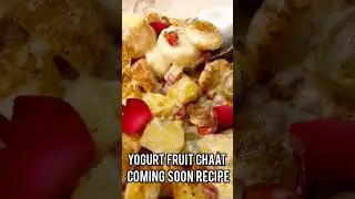 Yogurt Fruit Chaat  || Upcoming Recipe || Shorts || Secret Punjab