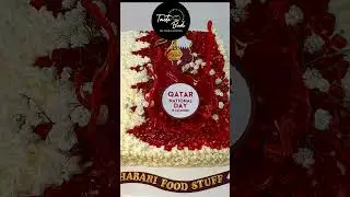 Qatar National day celebration cake|#shorts |#shortvideo