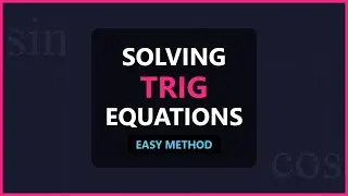 Solving Simple Trigonometric Equations | Math Basics