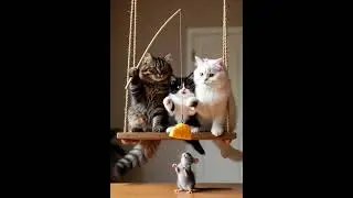 &ldquo;Cat Fishing Mouse with a Rod?! You Won&rsquo;t Believe This! 😂 #shorts #funnycats&rdquo;