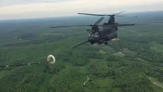 CH-47 Chinooks In-flight refuel...