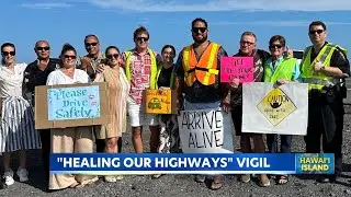 Hawaii Island vigil highlights dangers of reckless driving