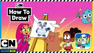 Cartoon Network How To Draw | Draw all your favourite Cartoon Network Characters | CN GameBox