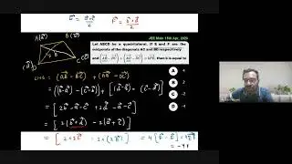 Vector & 3D - Vector JEE Qs Practice Session | 12th JEE Math | 11th Nov, 2025