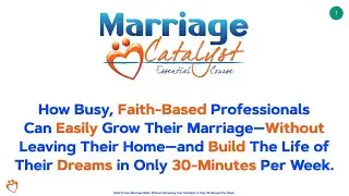 How Faith-Based Professionals Can Easily Grow Their Marriage in Only 30-Minutes Per Week