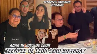 Keempee de Leon 52nd birthday kasama ang ama na si Joey de Leon sa kanyang birthday