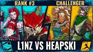 L1Nz против Хепски &ndash; [Рейтинг #3] Уорвик Джинкс против Иллаои Экко [Претендент] | 2XKO