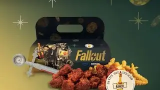 TRYING FALLOUT SURVIVAL KIT FROM DAVE HOT CHICKEN 