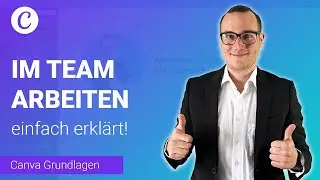 ZUSAMMENARBEITEN einfach erkl&auml;rt | Lerne Canva ✅