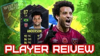 87 STORYLINE FELIPE ANDERSON PLAYER REVIEW | FIFA 20 ULTIMATE TEAM(GAMEPLAY)