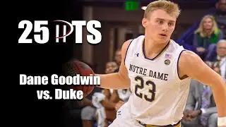 Notre Dame's Dane Goodwin Drops 25 Points vs  Duke| Full Highlights | 12/16/20