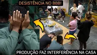 BBB 26: ACONTECEU AGORA! PRODU&Ccedil;&Atilde;O INTERDITA BOT&Atilde;O DE DESIST&Ecirc;NCIA AP&Oacute;S LEANDRO PEDI PRA DESISTIR