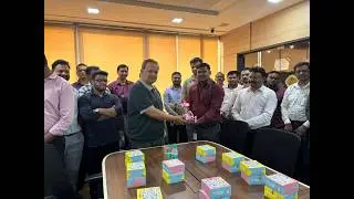 The Vapco Engineers team celebrated the birthday of our Managing Director, Mr. Manoj Panwar