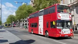Dublin Bus Training School ALX400 Volvo B7TL's AV155 & AV46 on O'Connell Street, Dublin