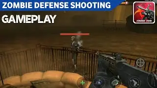 Zombie Defense Shooting: FPS Kill Shot Hunting War - Gameplay (Android, iOS)