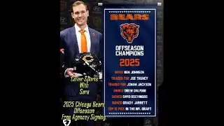 Chicago Bears 2025 Off Season Free Agency Signings. BEARDOWN@NFL @amazon @NFLFilms