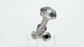 Hygienic Stainless Steel Angle Seat Valve