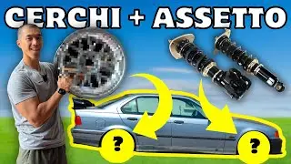 2500&euro; DI MODIFICHE SU UN'AUTO ULTRA-TRENTENNALE | NUOVO ASSETTO E CERCHI E36🔥