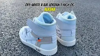 Off-White x Air Jordan 1 High OG Alaska