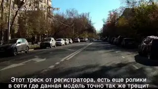 Видео обзор видео регистратора Digma D-Vision DVR 40, видео днем и ночью.