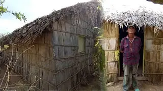 Arcenio aun vive en su Bohio de yagua y cana por mas de años, La vida del campo