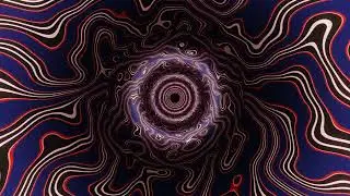 VJ LOOP NEON Red Purple Maroon  Tunnel Abstract Background Video Simple Pattern 4k Screensaver