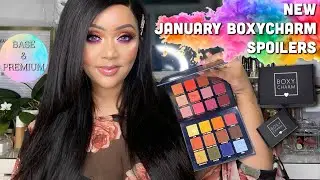 BOXYCHARM JANUARY 2020 SPOILERS ( BASE BOX & PREMIUM BOX) || BOXYCHARMSNEAKPEEK