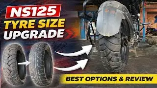 NS 125 Type Upgrade 100/90/17 to 110/70/17 | NS 125 Modifications  #bajaj #modification 
