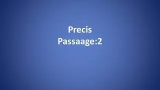Pr&eacute;cis Title: Importance of Teaching Good English