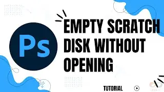 How do i empty my scratch disk without opening Photoshop