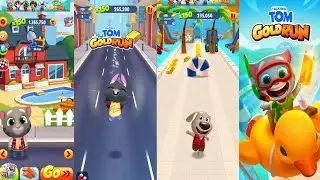 TALKING TOM GOLD RUN--- all super hero tom very funny 😂