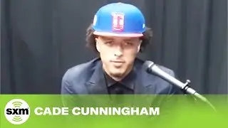 Cade Cunningham Reacts to Being Selected No. 1 Overall by the Detroit Pistons | SiriusXM