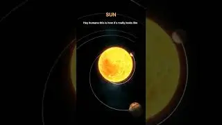 solar system looks 👀 Myth Vs reality 💀 #space #universe #astronomy #nasa #solarsystem