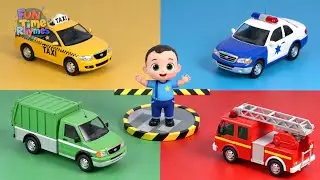 Rescue Vehicles for Kids! | Police Car, Fire Truck, Train & More | Fun Car Songs & Nursery Rhymes