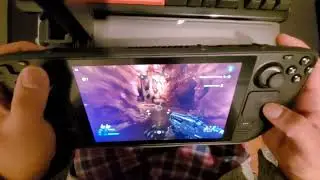DOOM Eternal on Steam Deck: Trackpad + Gyro Demo (Potato Handcam)