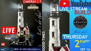 🔴 Building The LEGO Ideas Motorized Lighthouse (21335) Live!