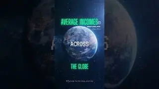 Average Income Around the World #shorts