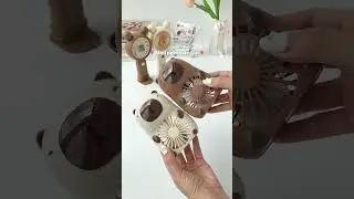 This adorable Capybara-themed portable fan is literally too cute to handle! 🐾✨#capybara #fan #mumuso
