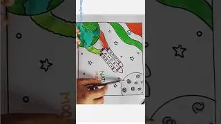 national moon day poster drawing #shorts #drawing #shortvideo #drawingideas