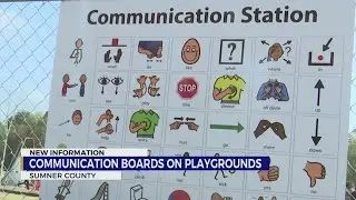 Communication boards added to playgrounds in Sumner County