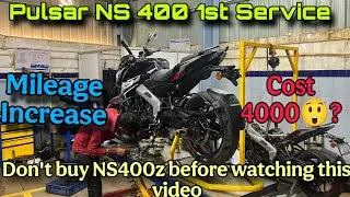 Bajaj Pulsar NS 400z 2025 1st Service Cost || Don&rsquo;t Buy Pulsar Ns400z Before Watching This Video