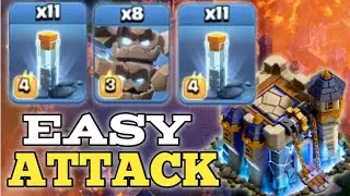 Th18 Meteor Golem Attack Strategy 2025! Th18 New Attack Strategy ! Clash of Clans coc gal